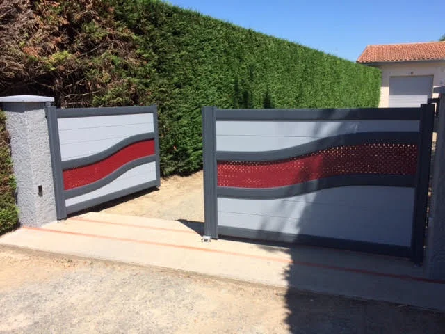 Portail aluminium Aai M'alu