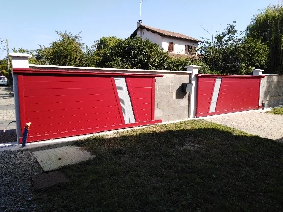 Portail coulissant aluminium Aai m'Alu