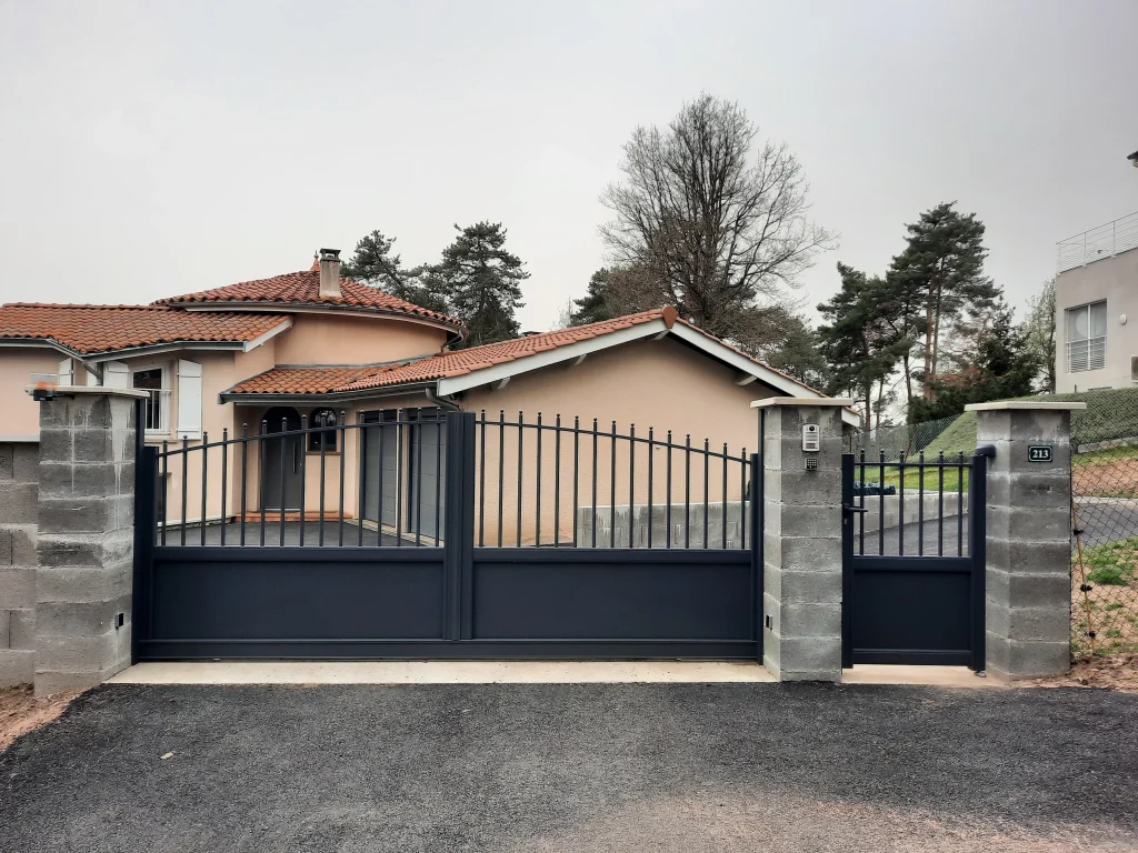 Portail aluminium Aai M'alu